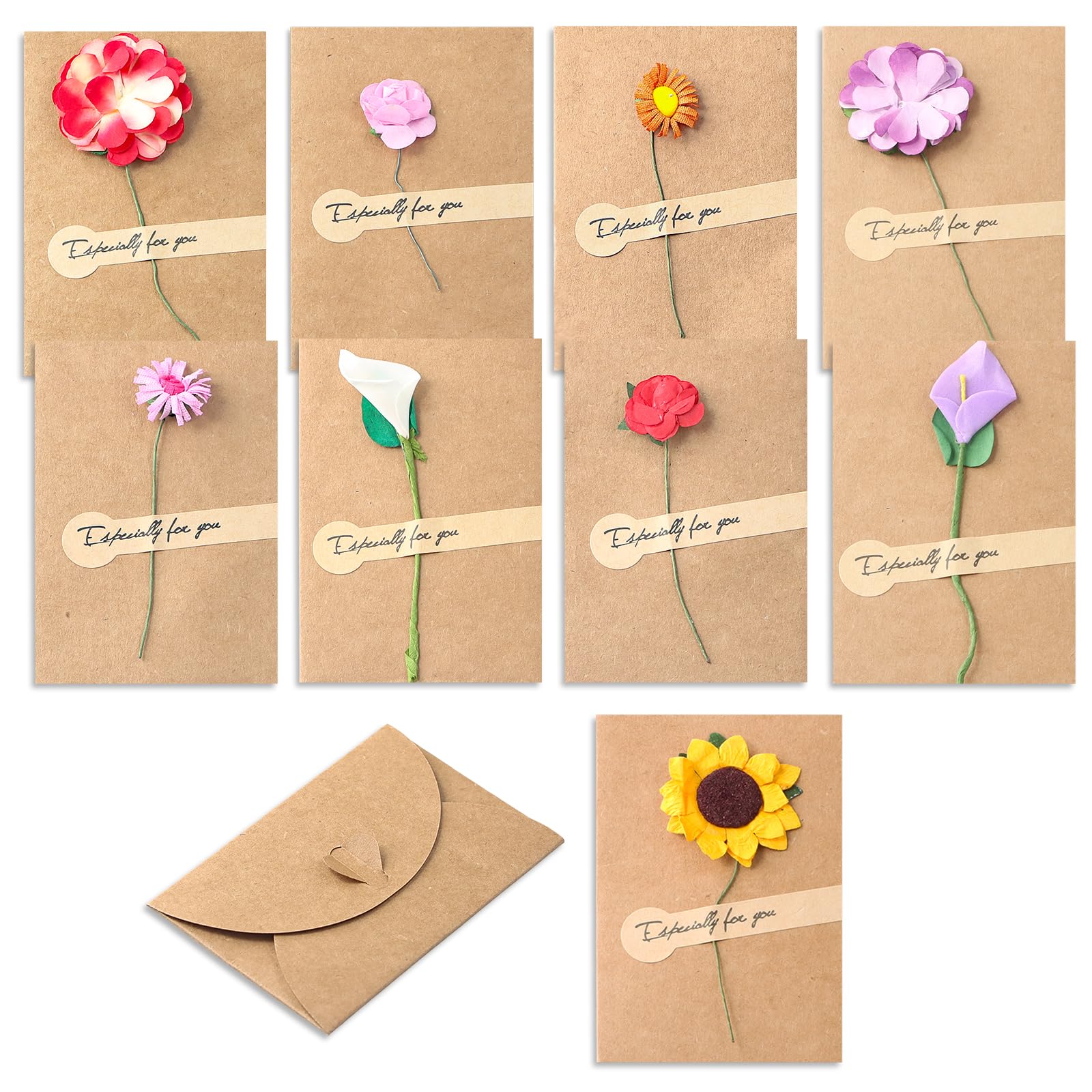 Exqufood Getrockneter Grüner Farn 60 Stück - Herbarium Deko 8-12cm | DIY Basteln