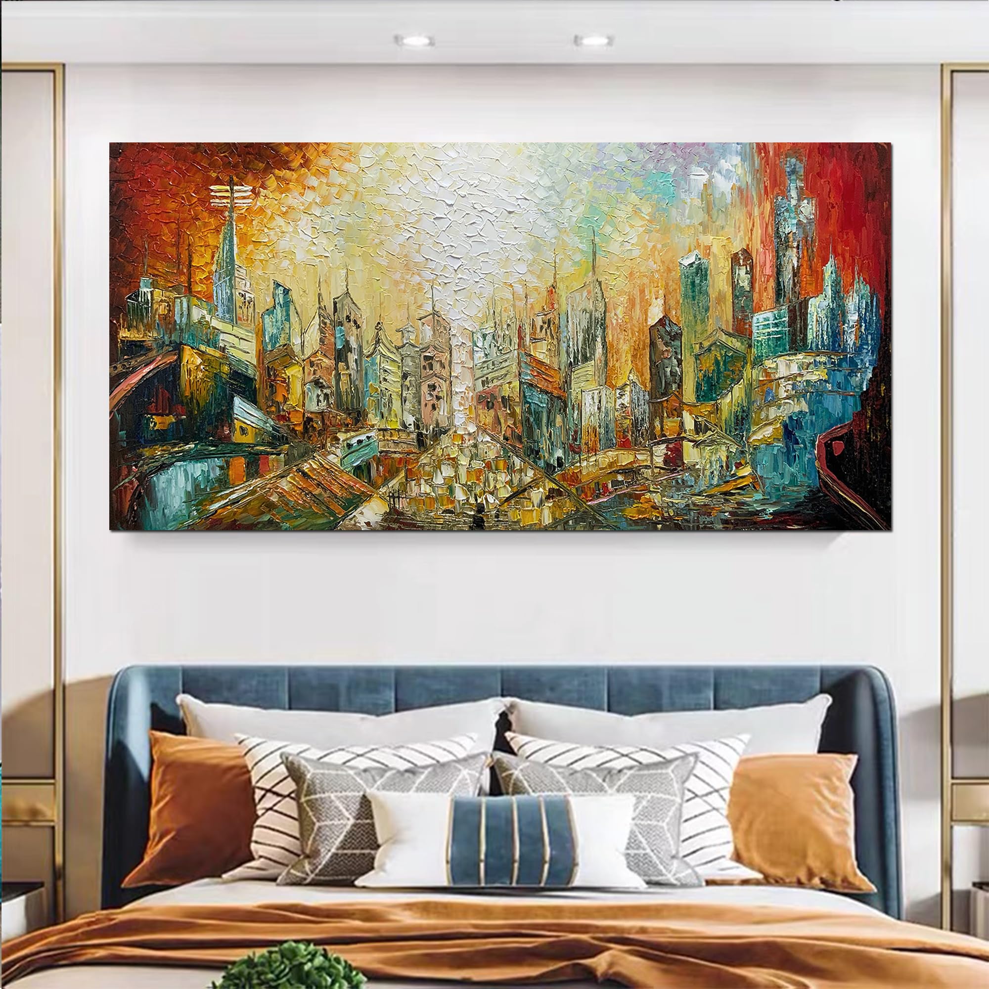 アート　芸術　インテリア　韓流　絵画　風景画　印象派　車一萬チャ・イルマン 韓国の印象派・車一萬CHA IL-MAN「希望の光り」: わくわくアート情報