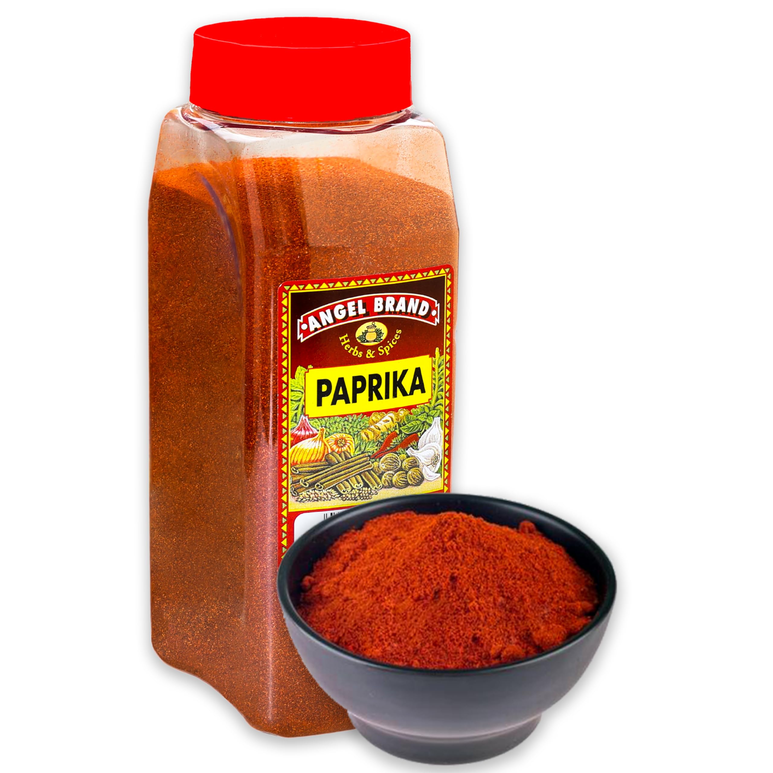 Angel Brand Paprika Powder, 17 oz Bottle