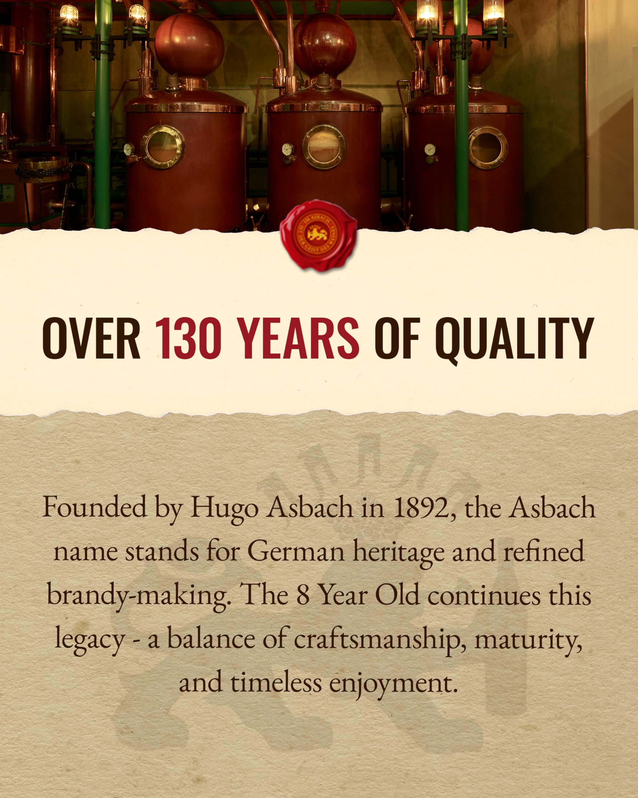 Asbach Privatbrand 8 Years 40% Vol. 0,7l in Giftbox