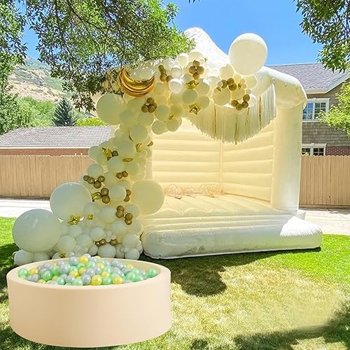 Miniatura 5 de Realhaha Pelotas de piscina para bebé, temática oceánica, paquete de 100 unidades, crea una aventura submarina para tu pequeño, 3 colores de perlas