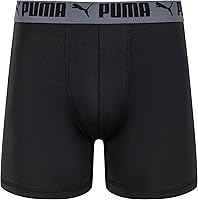 Vista 2 de PUMA Men's 4 Pack Active Stretch Boxer Briefs