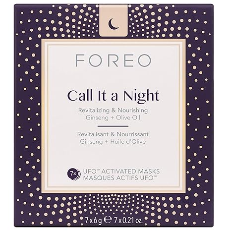 Amazon Com Foreo Call It A Night Revitalizing Nourishing Ufo Activated Mask By Foreo For Unisex 7count Foreo