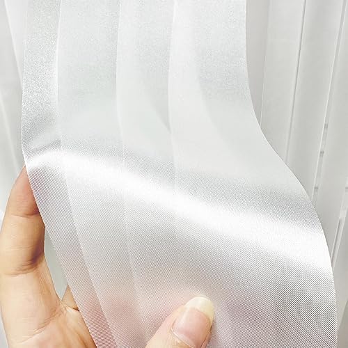 Miniatura 4 de Decoraciones de fiesta de oro blanco de 197 pies x 1.97 pulgadas de ancho con flecos, guirnalda de telón de fondo para cumpleaños, baby shower,