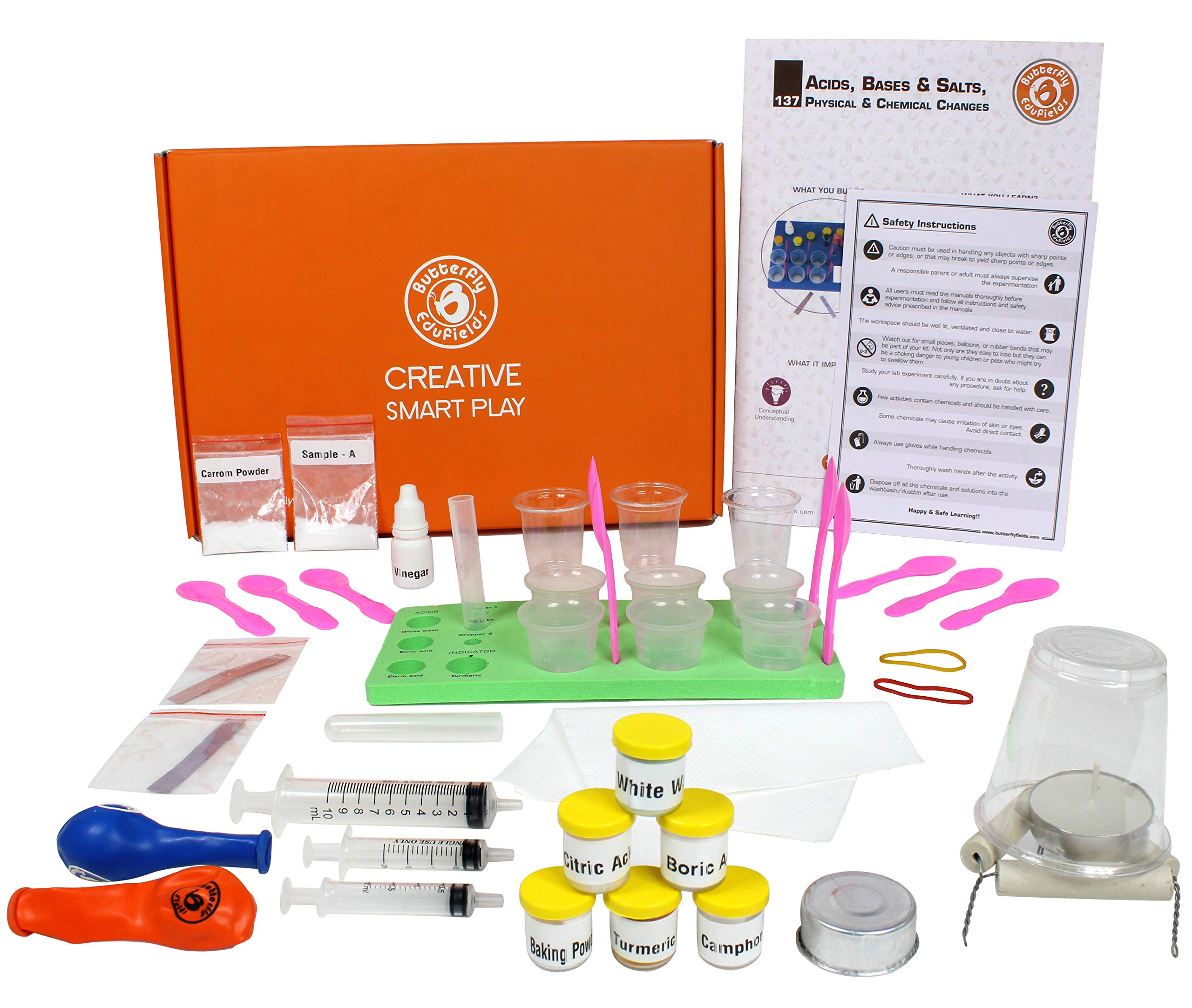 Buy ButterflyEduFields STEM Chemistry Kit for Kids 11 12 13 year old Boys & Girls 4in1 Magic