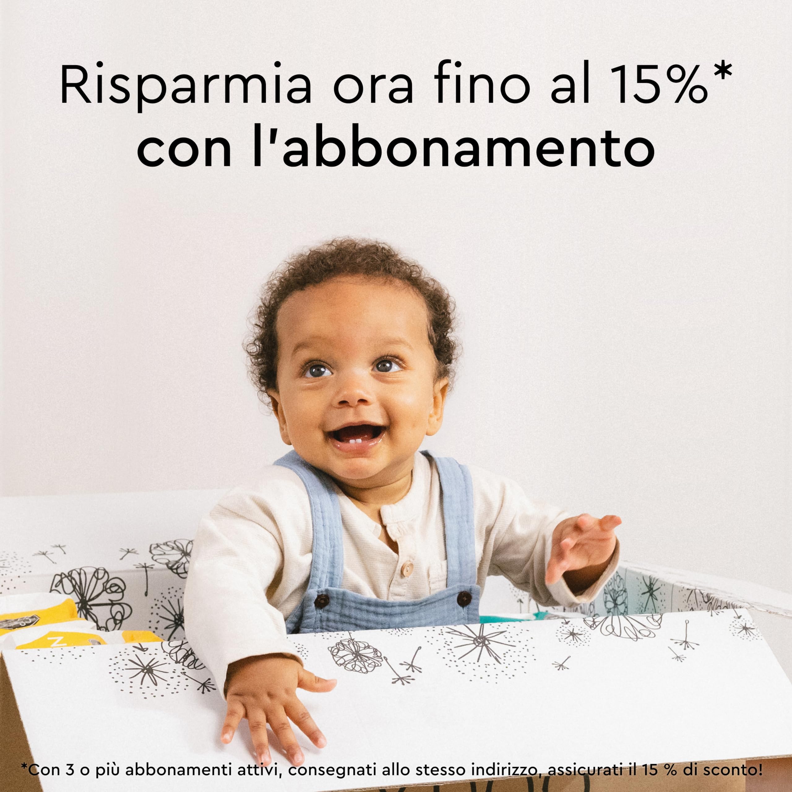 LILLYDOO Teli cambio 60x60 cm 50 pezzi senza profumi pelli sensibili dermatologicamente testati