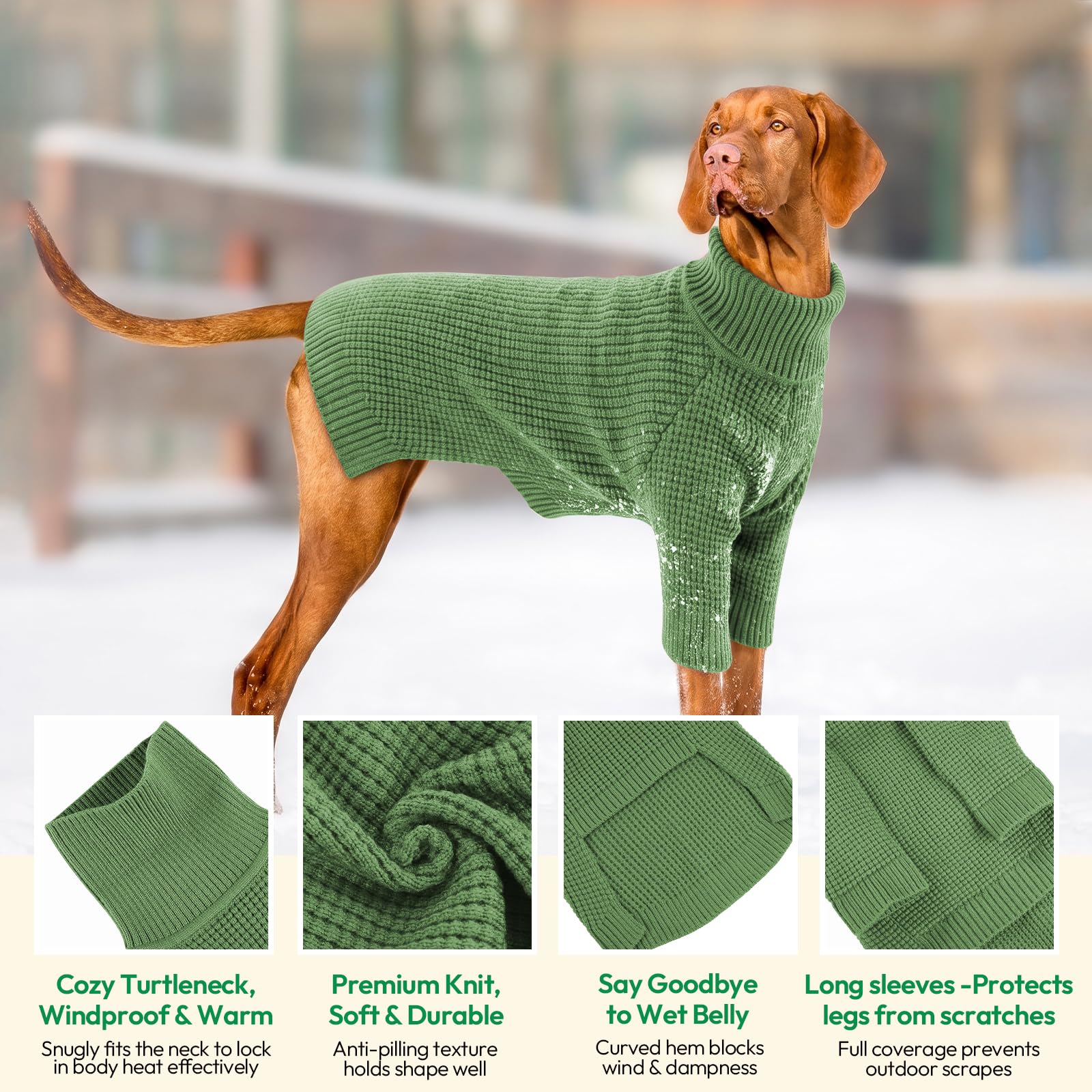 KONVINIT Pull Chien Petite Taille, Pull Polaire Chien Manches Longues Cadeau Pull Chien Chihuahua