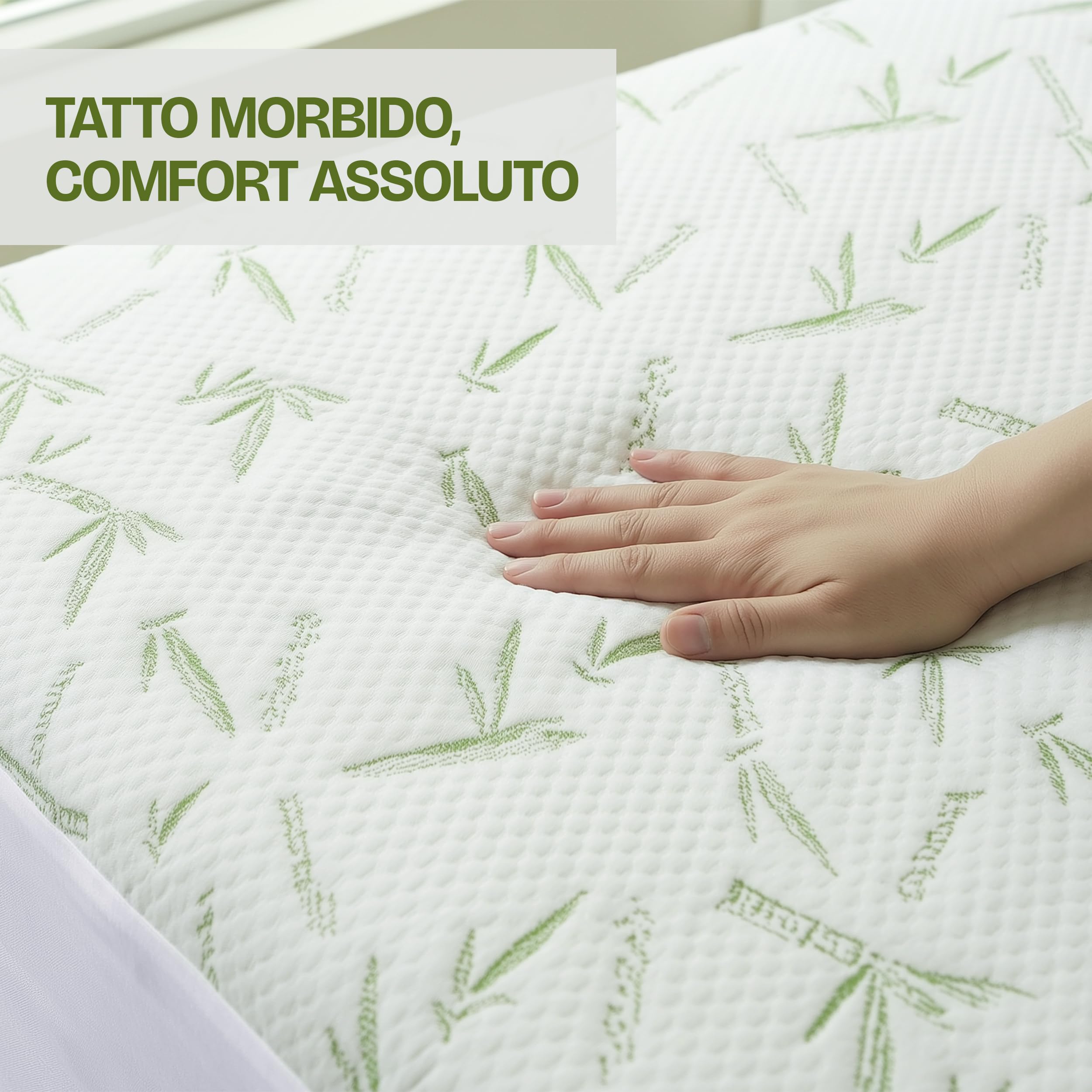 Utopia Bedding Coprimaterasso Matrimoniale Impermeabile 160 x 200 x 30 cm, Certificato OEKO-TEX, Proteggi Materasso, Traspirante, Lavabile, Stile Montato Tutto Intorno Elastico