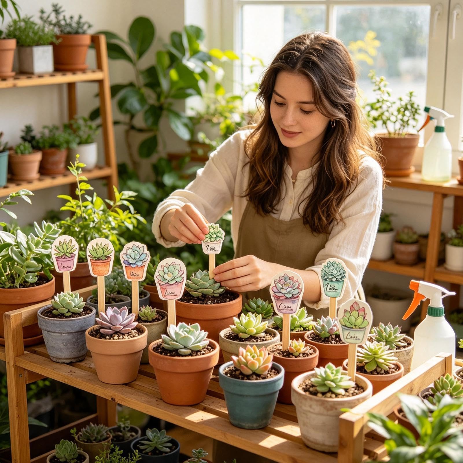 Pflanzenanhänger, wasserdichte Gartenetiketten, Pflanzen-Identifikationsschilder