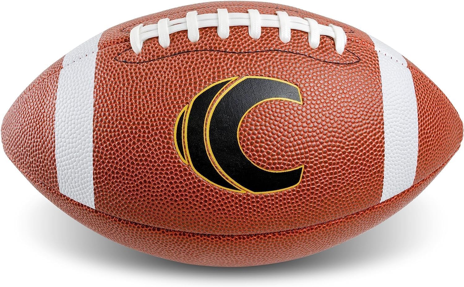 Cannon Sports Official Size Football - Composite Leather Football with Extra Grip & Durable Construction for All-Weather Play – Regulation Size Ball with Pump