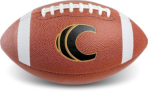 Miniatura 5 de Cannon Sports Official Size Football - Composite Leather Football with Extra Grip & Durable Construction for All-Weather Play  Regulation Football