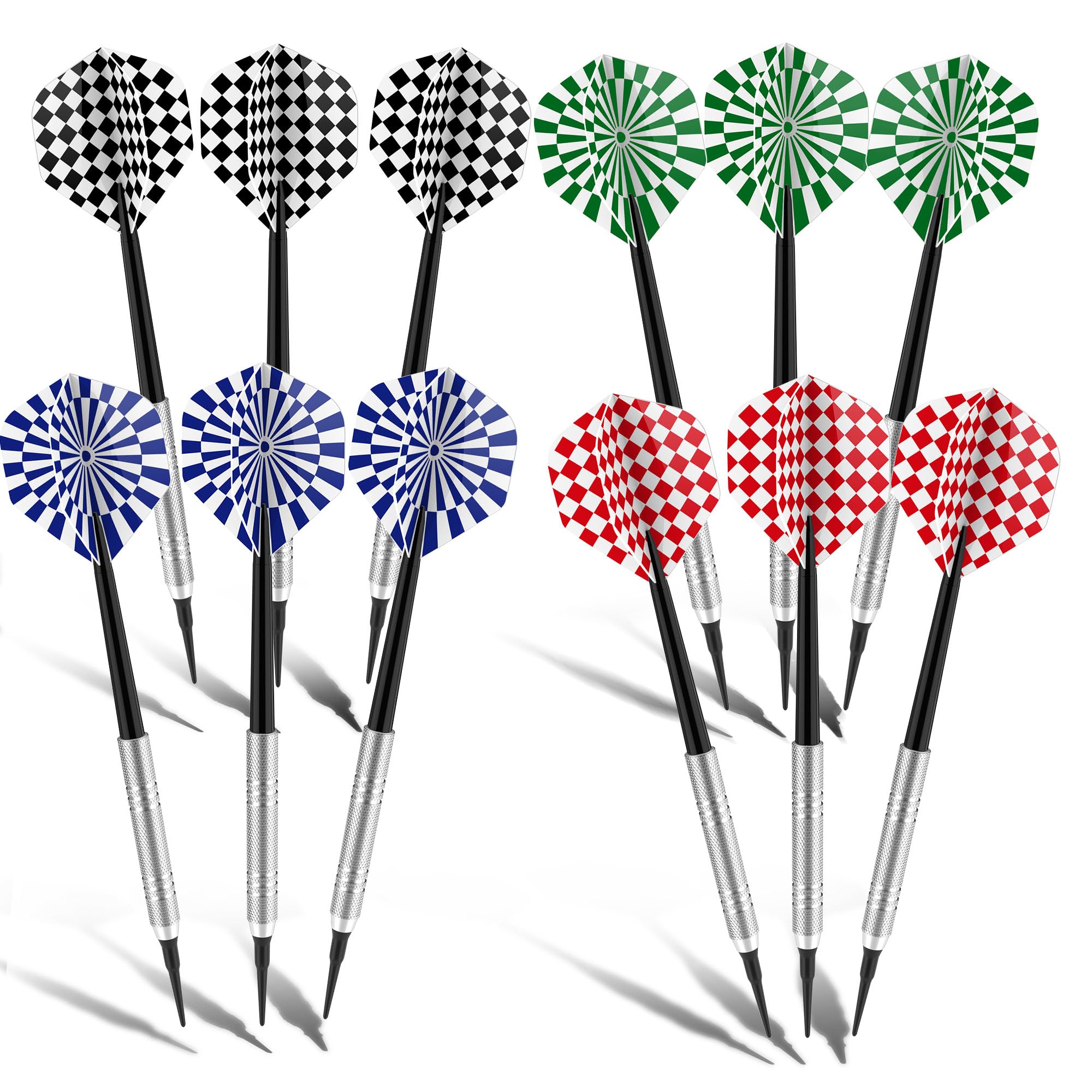 Ensemble de Fléchettes Souples Vonsera avec 12 Fléchettes et 100 Embouts