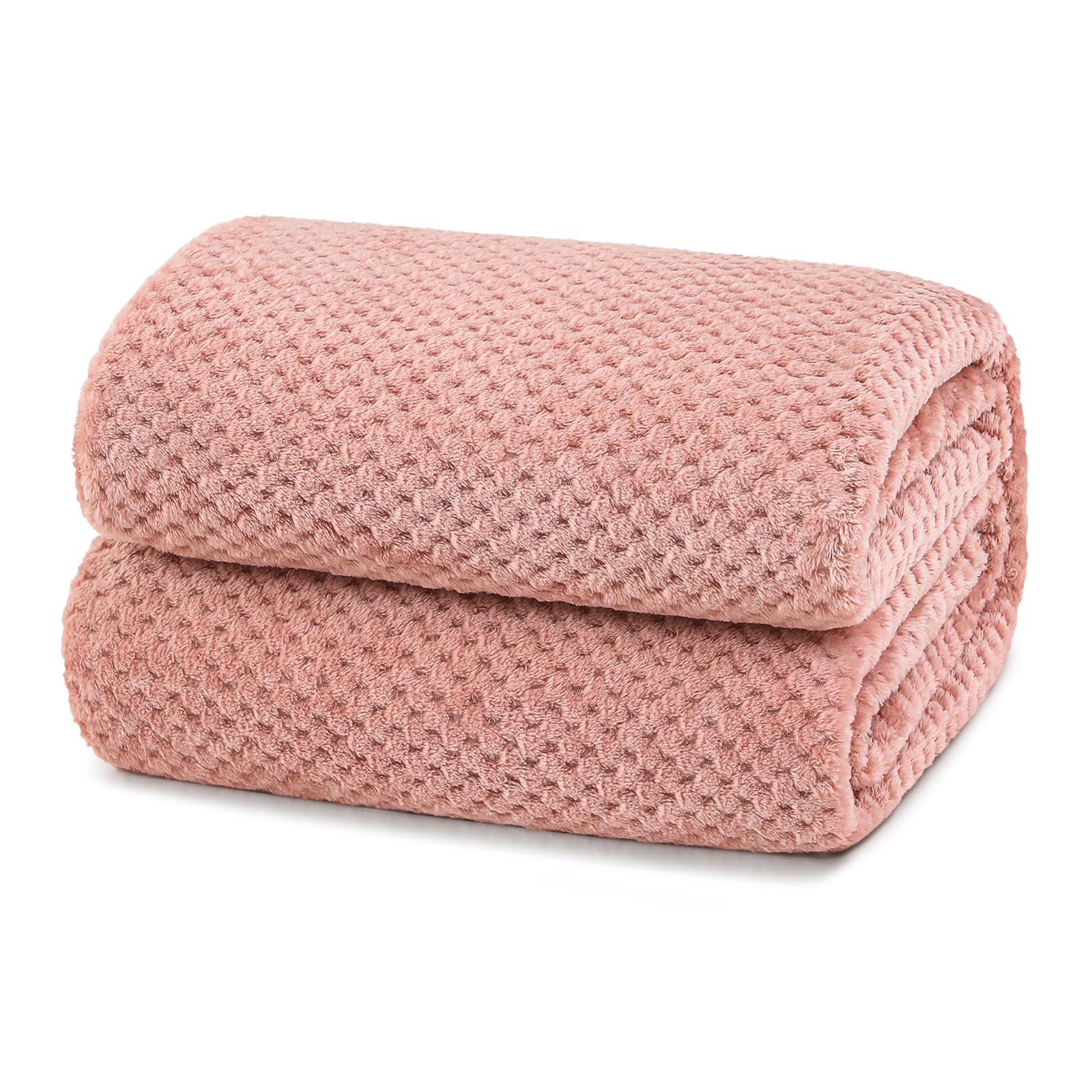 Yebeda Kuscheldecke Superweiche und Warme Fleecedecke für Sofa, Couch und Bett mit Waffel Muster, Kuschelige & Angenehme Decke/Wohndecke/Sofadecke