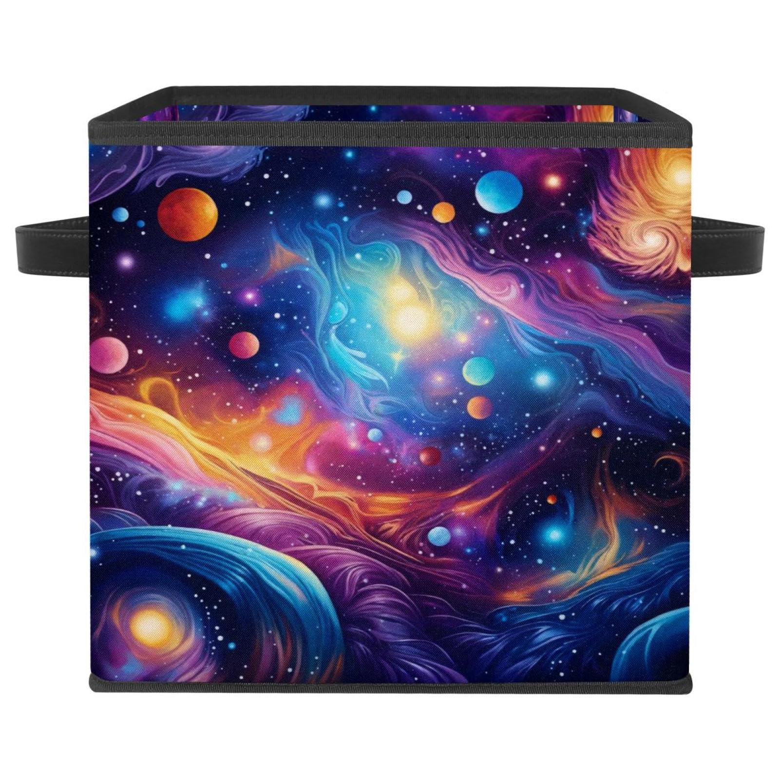Boîte de rangement pliable galaxie contre le désordre des jouets