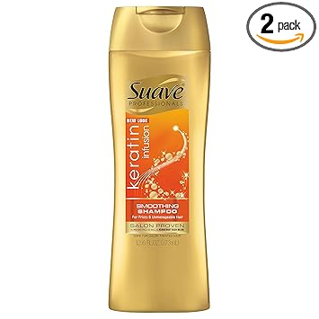 Suave Professionals Keratin Infusion Smoothing Shampoo 12.6 Ounce (Pack of 2)