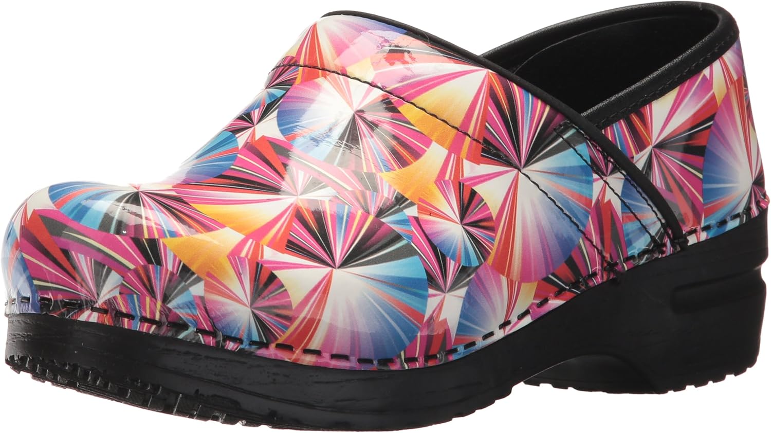 Sanita Women's Original Pro. Geo Clog, Pink, 39 M EU (8-8.5 US)