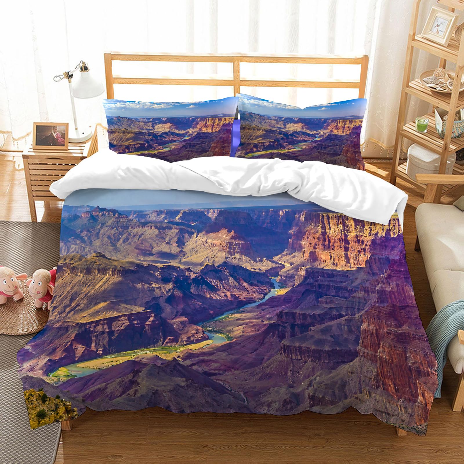 Parure de lit Grand Canyon 228x264 cm en microfibre premium de haute qualité