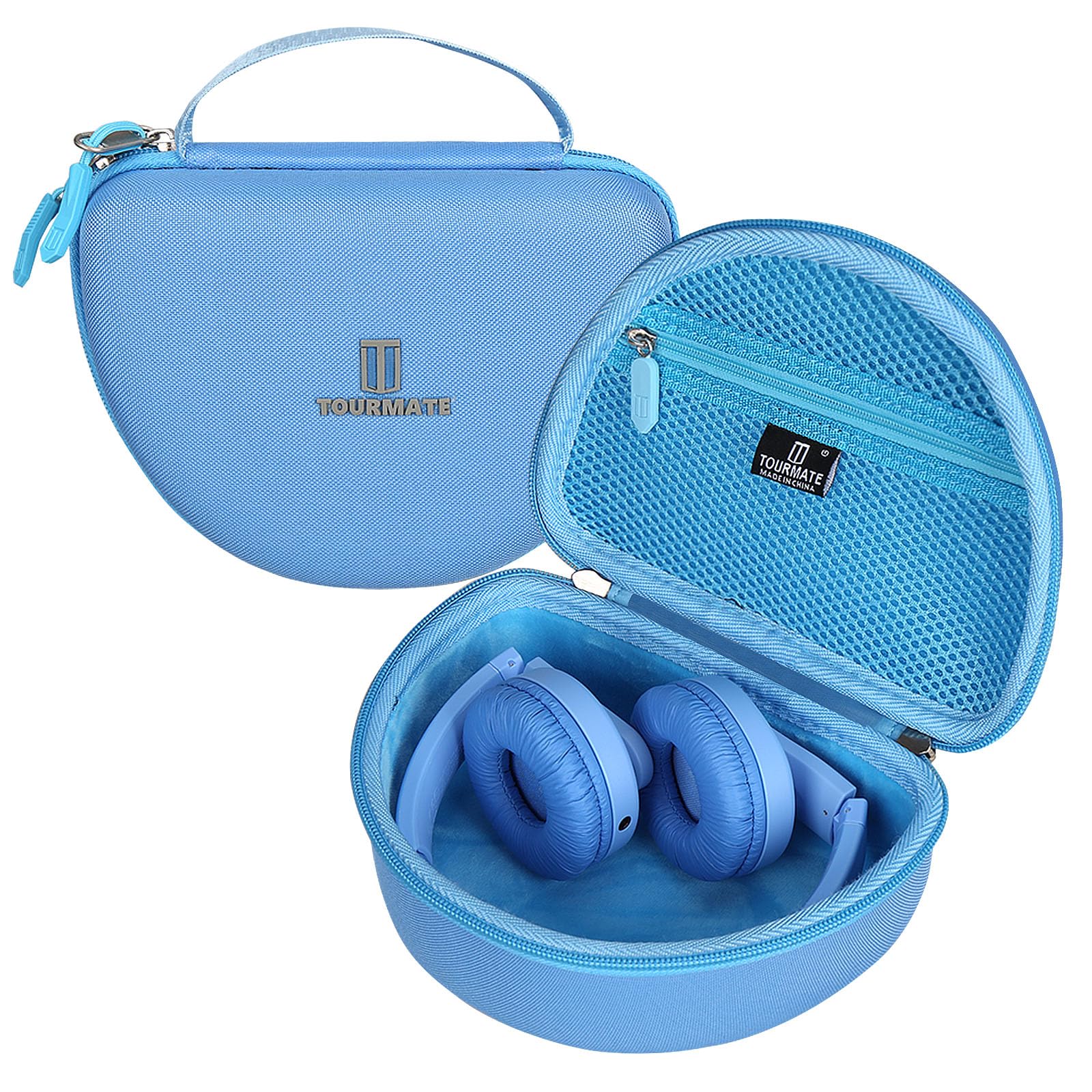 Tourmate Hard Travel Case for Philips K4206 Kids Wireless On-Ear Headphones/iClever HS19 Kids RORSOU R10 On-Ear Headphones, Protective Carrying