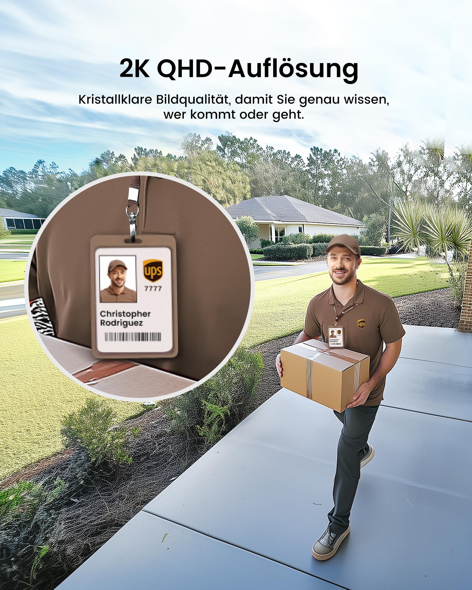 aosu 2K Überwachungskamera Aussen Solar Akku 3MP 360 PIR-Bewegungserkennung | Integrierter Solarpanel Automatische Verfolgung Kamera Überwachug Aussen Farb-Nachtsicht Ton- & Lichtalarm 2-Wege-Audio IP65