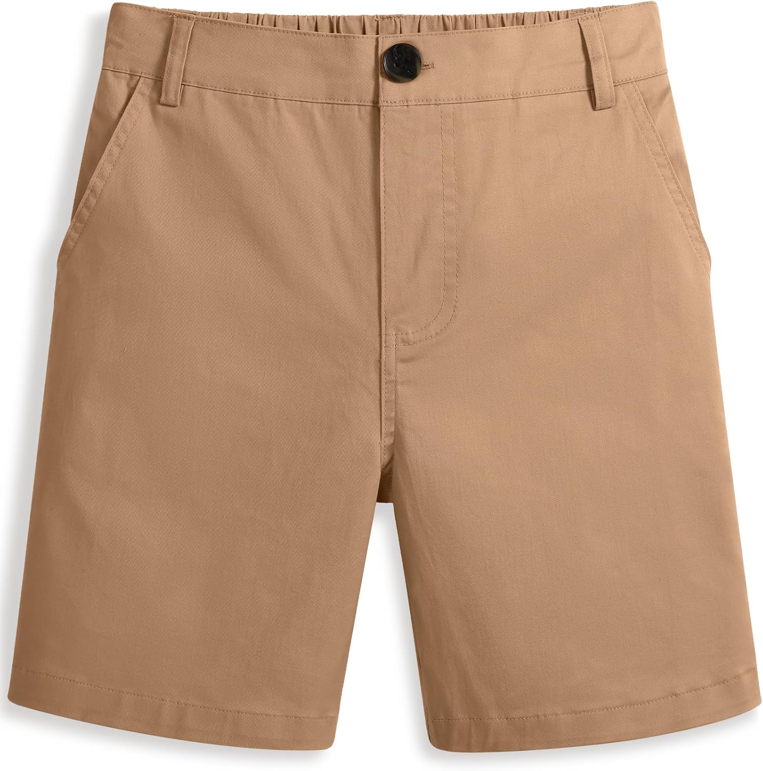 KEREDA Boys Uniform Shorts Elastic Waist Kids Golf Dress Preppy School Shorts with Pockets - Image 4