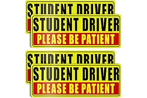 Sukh Reusable Movable Student Driver Magnets: Ensure Road Safety and Support New Drivers