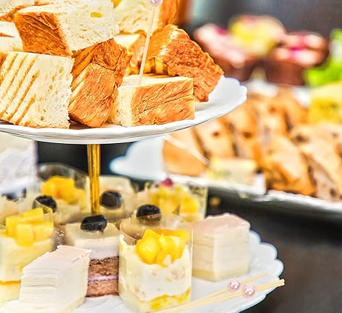 Miniatura 5 de ONLYKXY 20 palillos de cóctel de perlas de color rosa claro de 4.7 in/4.72 pulgadas, palitos de cocina, palillos de madera para agitar, palillos de