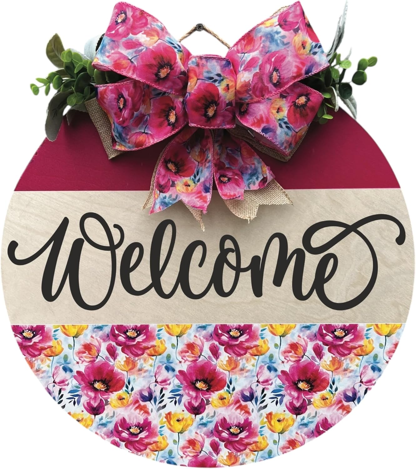 Grandparent welcome sign Grandparent door sign Nana & PopPop's house decor Grandma's garden Grandkids welcome (UV09-Grandma's Garden, 11'' Width)