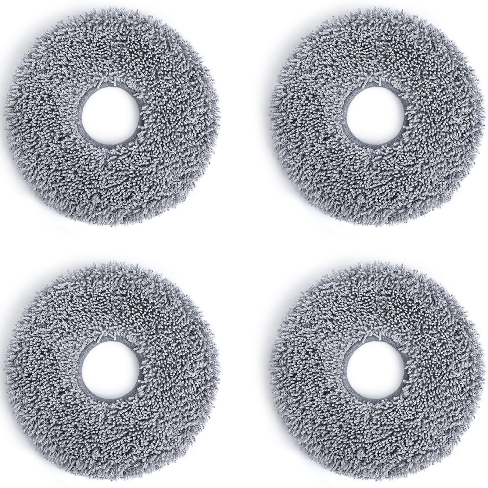 ECOVACS Panni di lavaggio lavabili per DEEBOT N30 PRO OMNI/N30 OMNI, scatola da 4 pezzi (2 coppie), accessorio originale