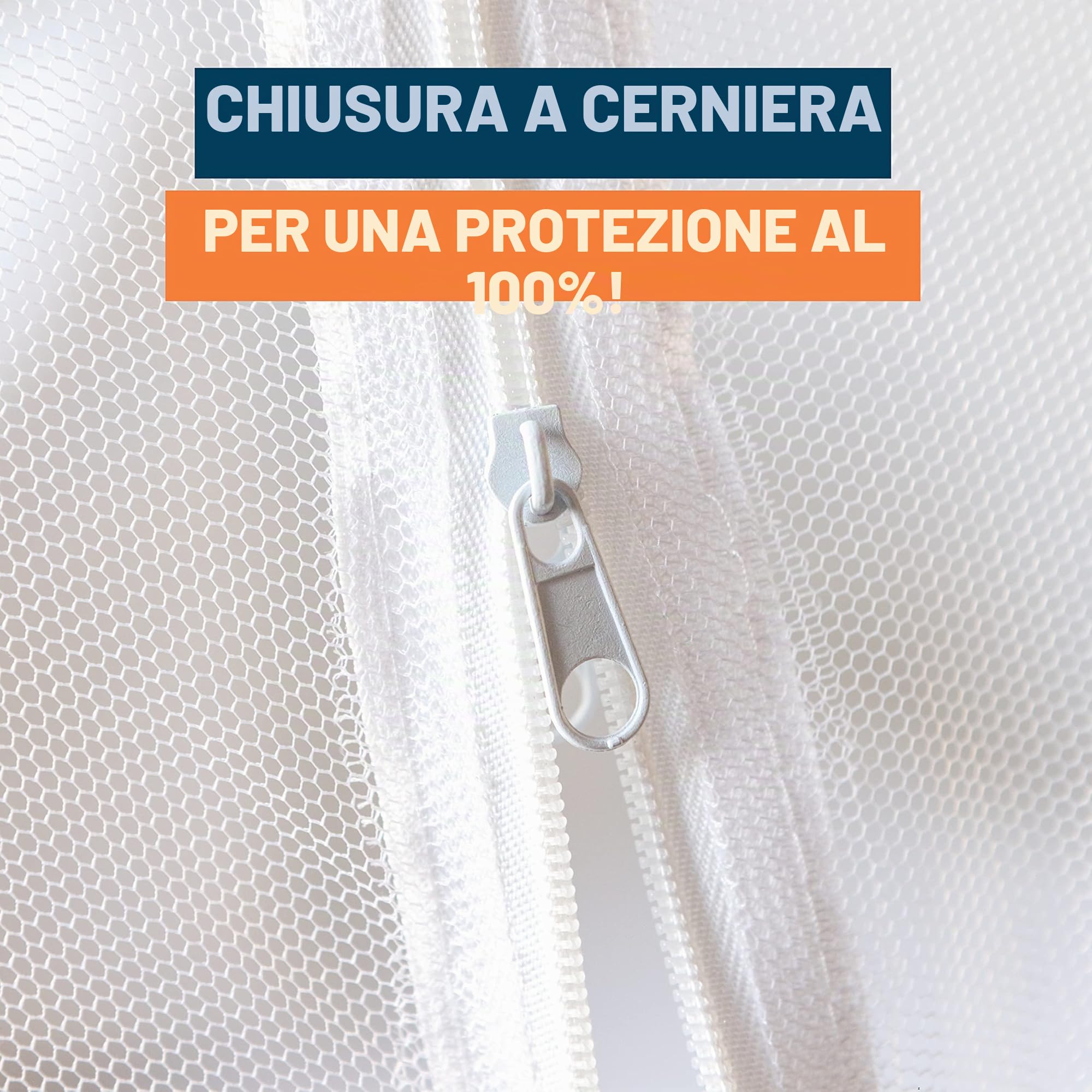 MEKKAPRO Zanzariera Portatile Pop-Up per Letto, 203,2 x 180,3 x 160 cm, Grande, Pieghevole Con Fondo in Rete, Compatibile per Matrimoniale e King Size
