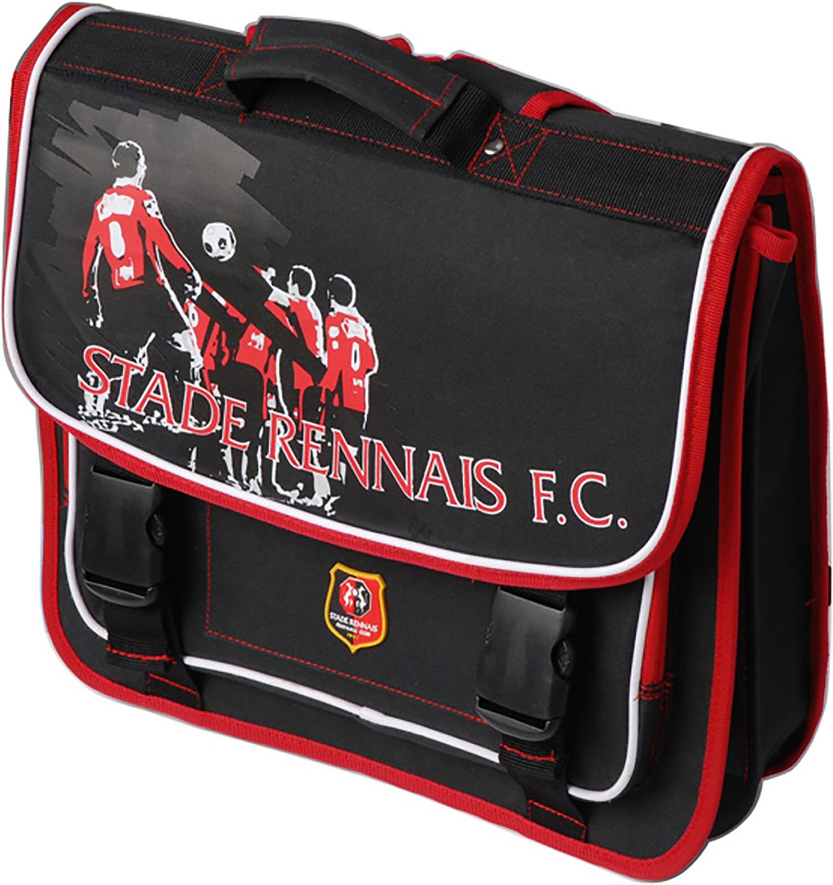 Stade Rennais Children's Handbag, Black - Official Collection, Back to School 2014/2015, Football Ligue 1, Rennes Cartable scolaire enfant