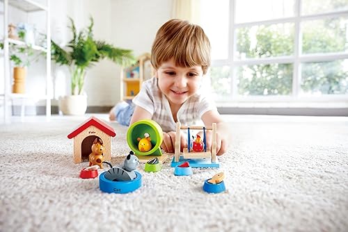 Miniatura 8 de Animales de madera para casas de muñecas Family Pets de Hape