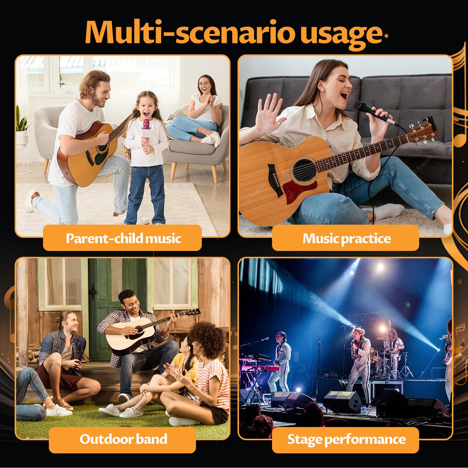 Kazoo para Adultos y Niños, Kazoos Reutilizable con Membranas Lavables, Kazoo Profesional con Tono Ajustable, Kazoos Fácil de Aprender para Ukelele Piano Teclado