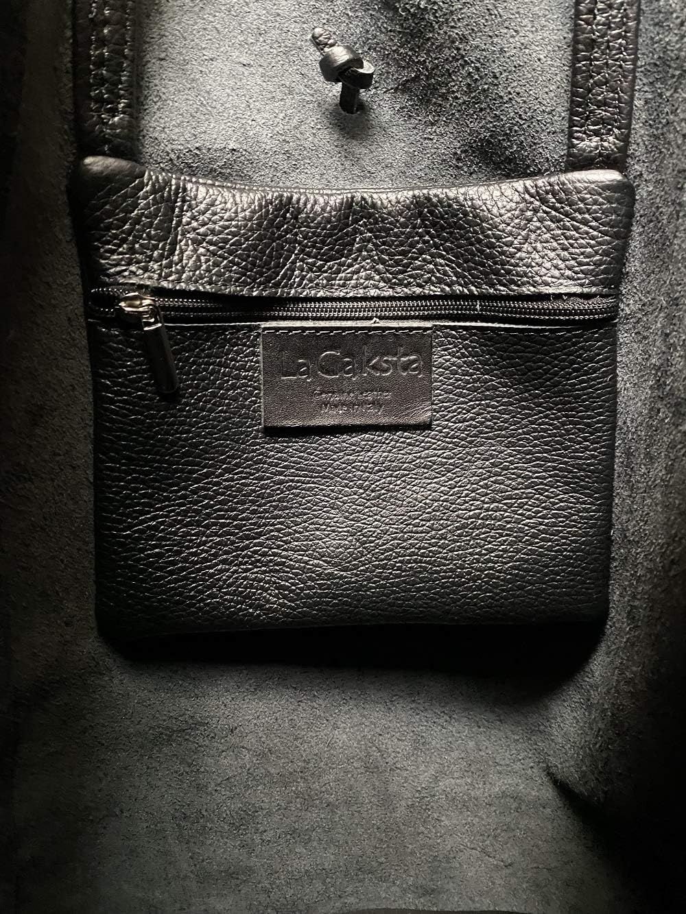 Taylor - Genuine Italian Leather Tote Shopper Bag - Stylish Shoulder Purse - Made in Italy - Image 4