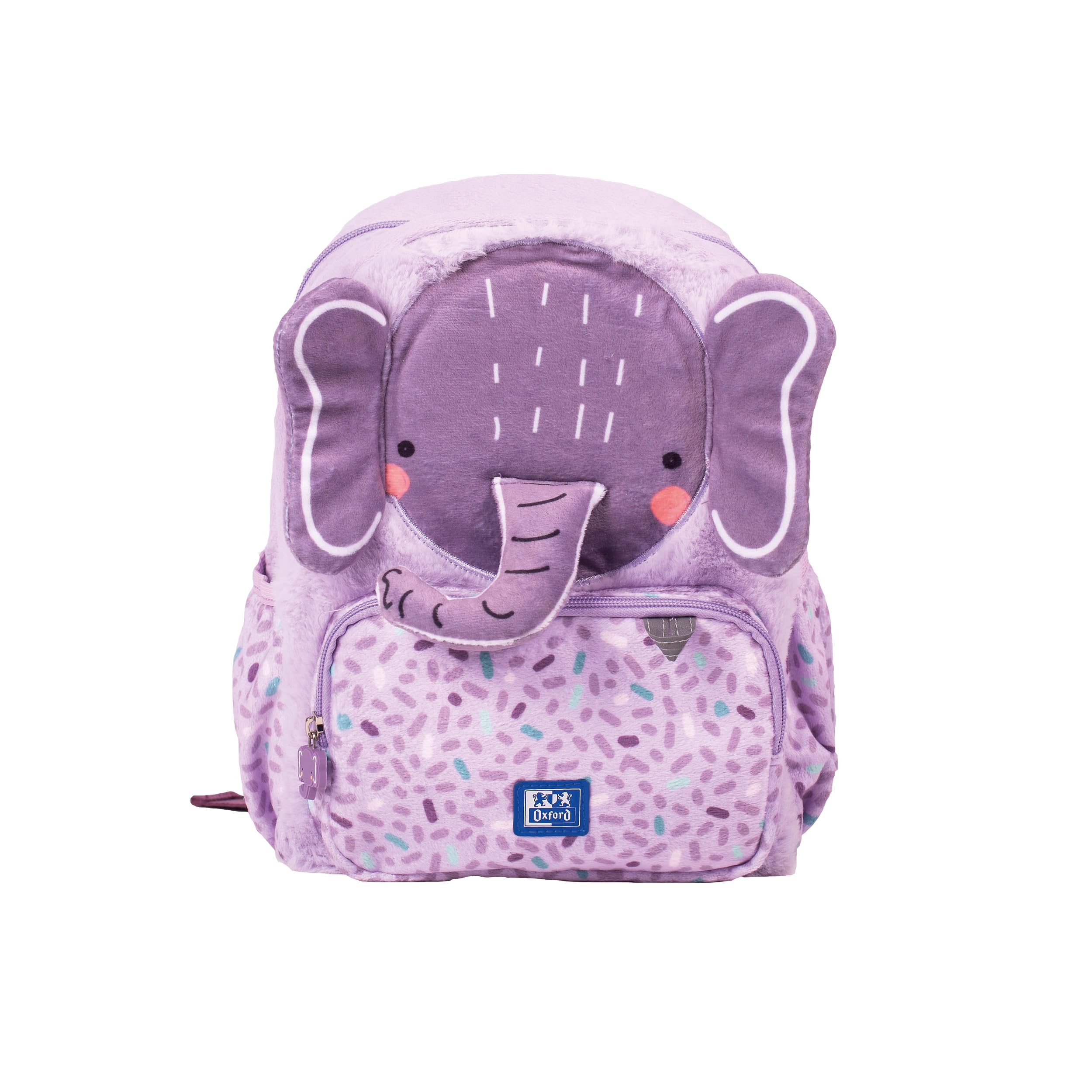 Oxford Mochila Infantil 3 a 6 años, Niño/Niña, Tacto Suave Peluche, Lavable, Medidas 23 x 31 x 12 cm, Capacidad 8.5 L