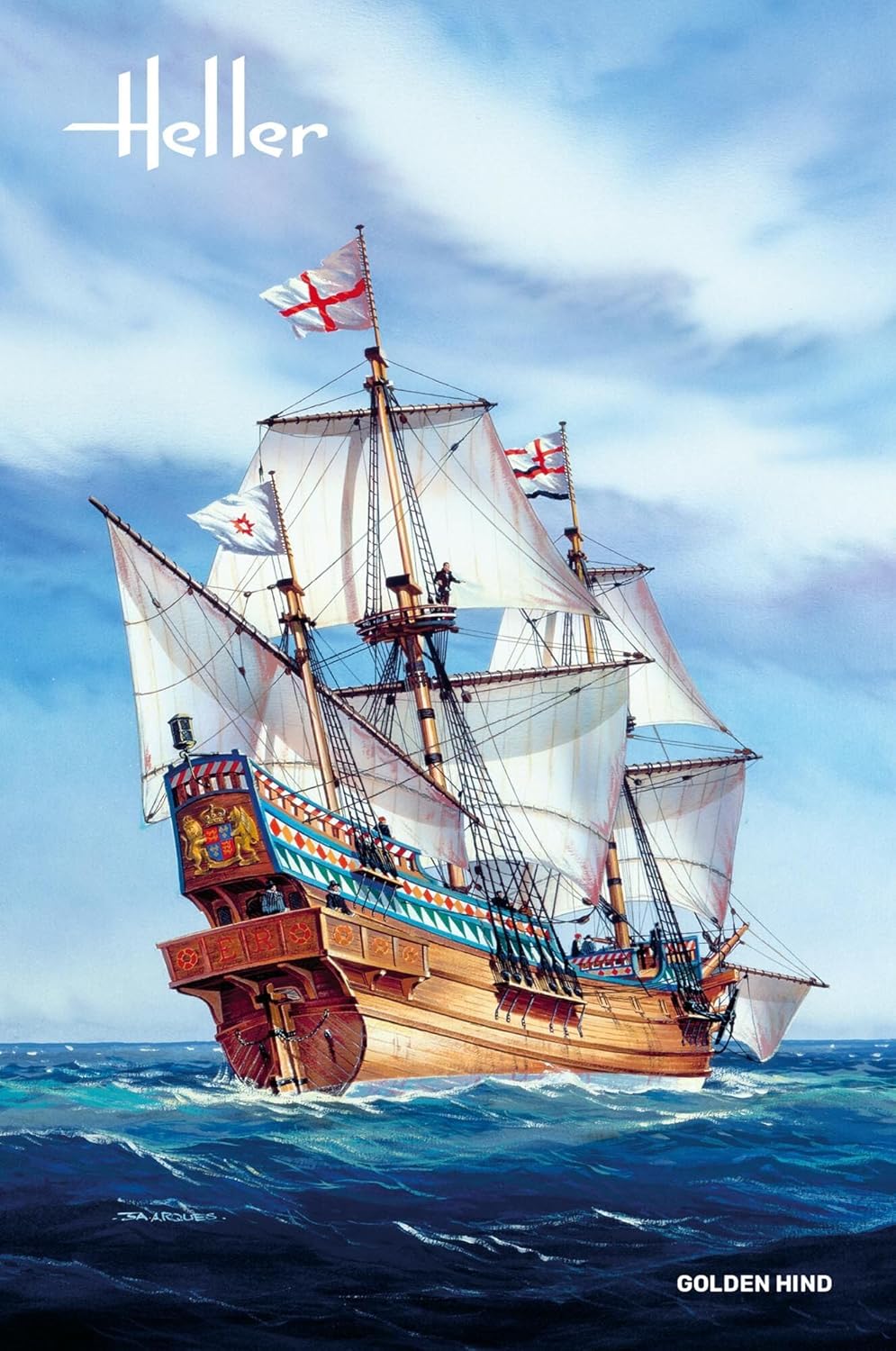 Heller Golden Hind Boat Model Building Kit