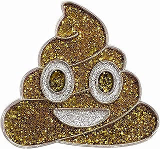 Navika Emoji Oh $h!t (Poop) Glitzy Ball Marker with Magnetic Hat Clip