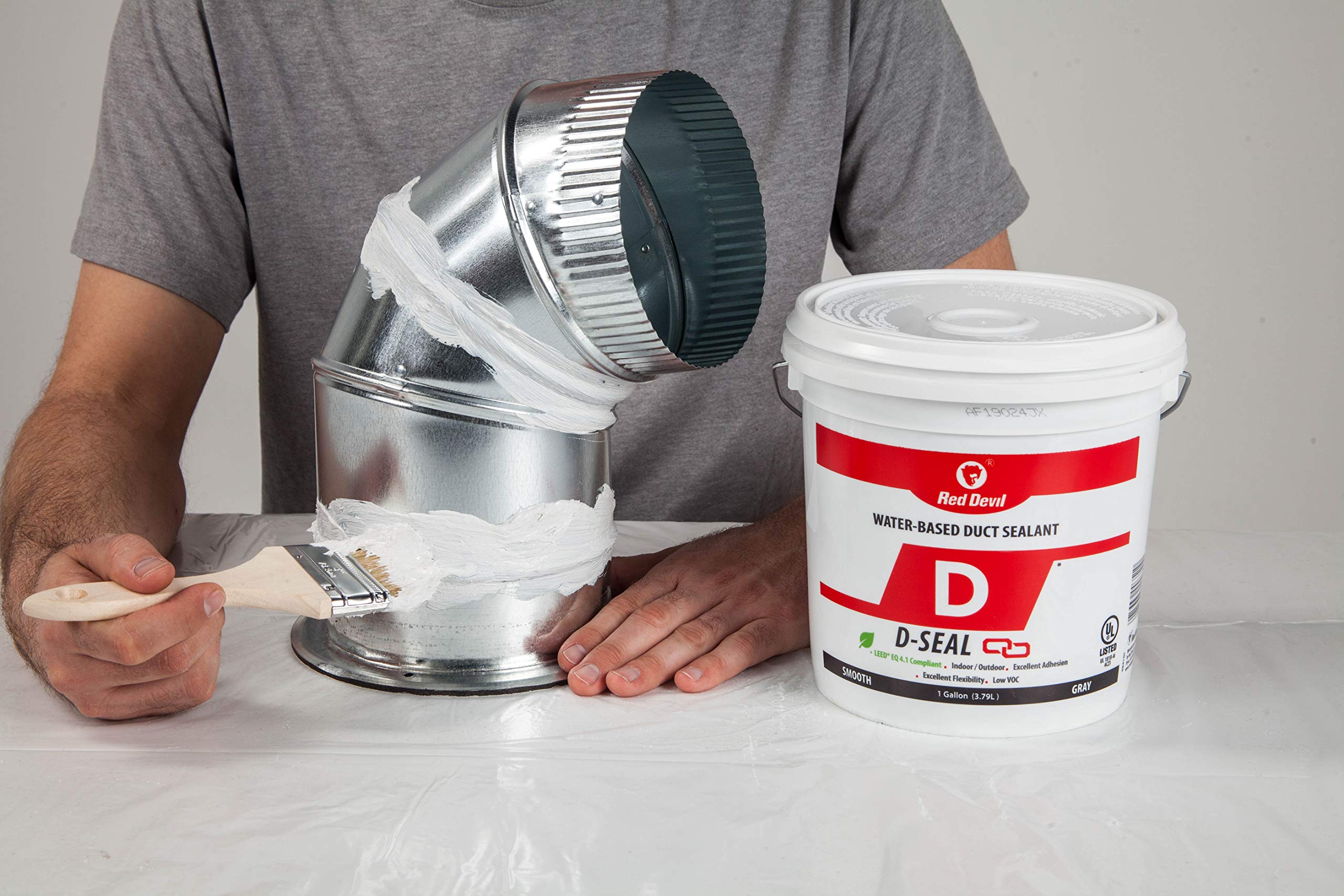 Waterproof Sealant Mastic Red Devil D-Seal Duct Mastic Gallon