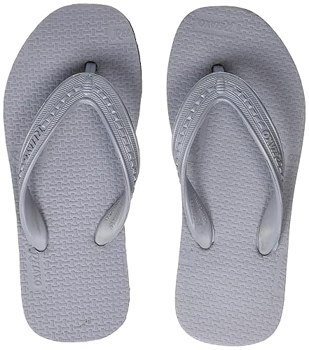 Relaxo Plus Unisex Kids Grey Black Slippers-13 UK (31.5 EU) (CU0016C_GYBK0013)