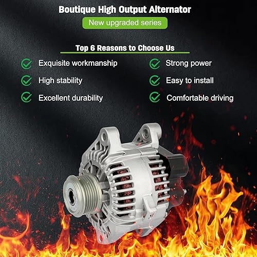 Miniatura 6 de SCITOO Alternador 37300-2G150 apto para Hyundai Sonata 2010-2013 para Kia Optima 2011-2013