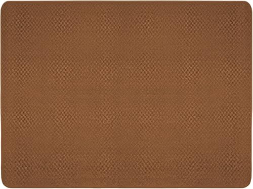 Miniatura 11 de House, Home and More Alfombra antideslizante para interiores, color marrón caramelo, 3 pies x 5 pies