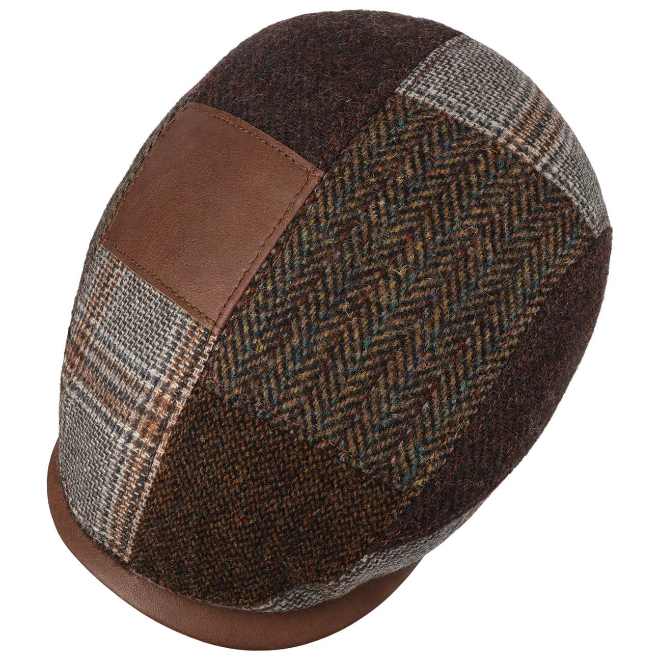 Stetson Alverton Driver Flatcap Patchwork Made in Germany Herren Herbst Winter