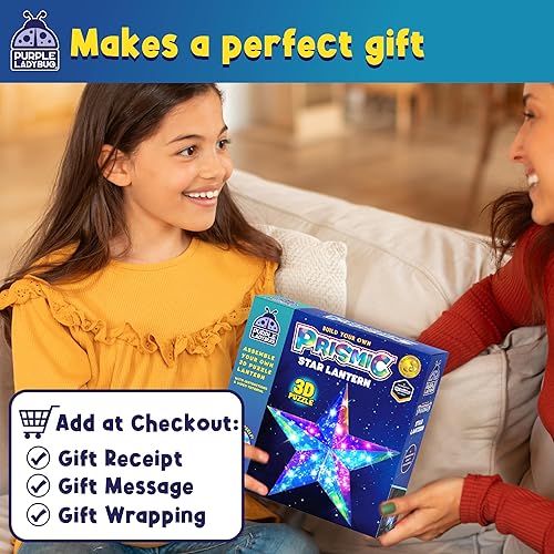 Miniatura 2 de PRISMIC Make Your Own 3D Star Light - Kits de manualidades para niñas de 8 a 12 años, regalos para niñas de 8, 9 y 10 años, manualidades divertidas