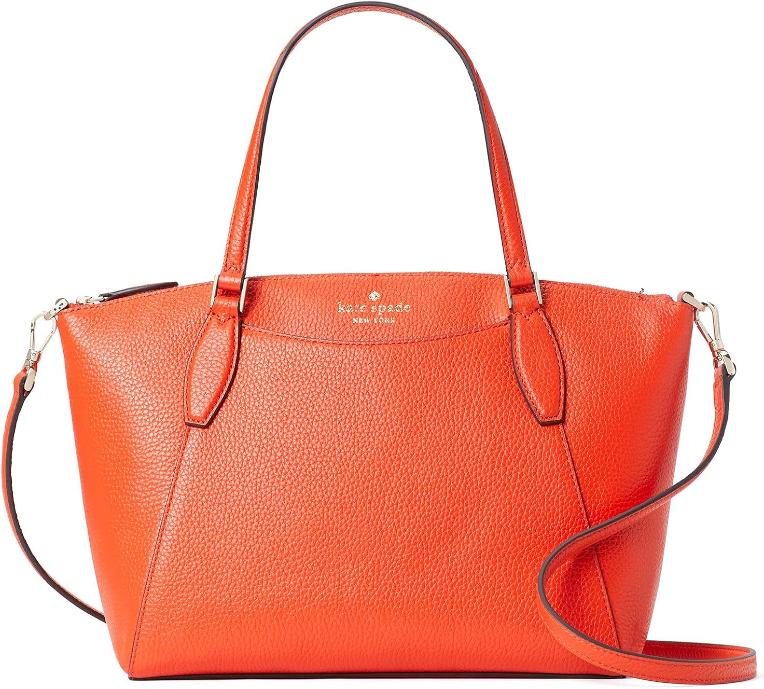 Kate Spade Monica Satchel Pebbled Leather Convertible Crossbody Bag