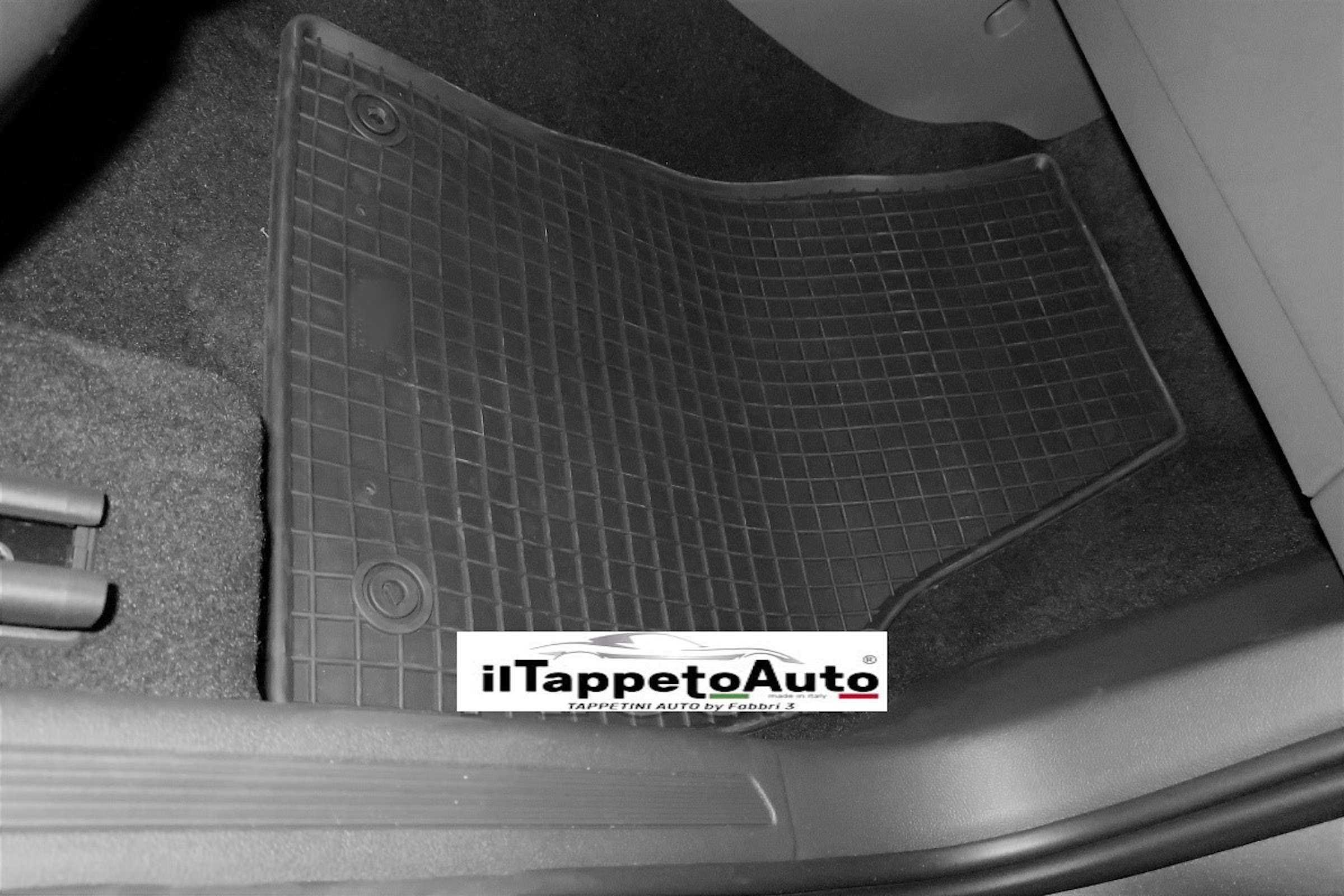 F904864 - Tappetini su Misura per Auto in gomma Antiscivolo Compatibile con T-Cross dal 2019-
