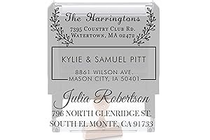 Personalized 20 Designs Self-Inking Wedding Return Address Labels