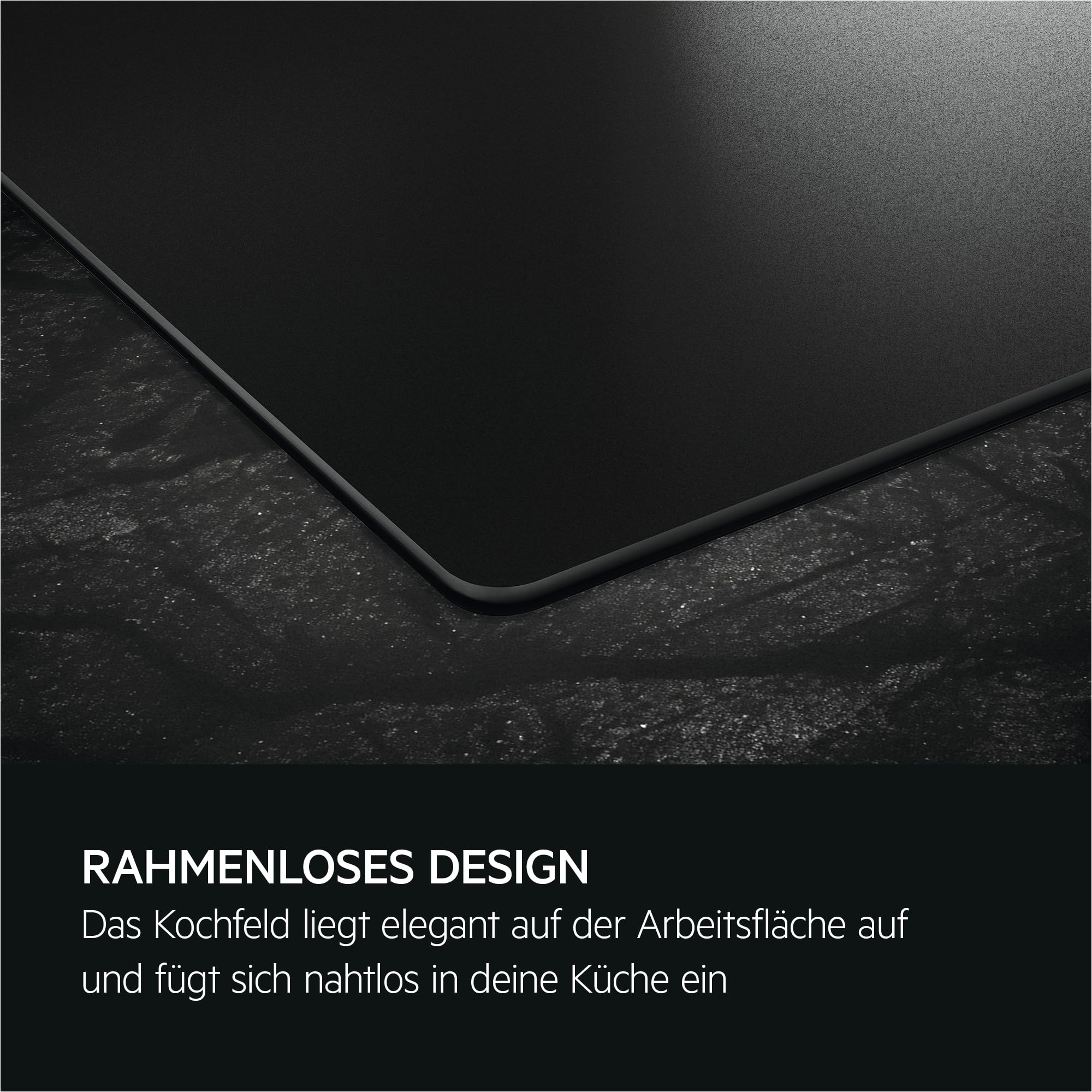 AEG Induktionskochfeld Autark 80 cm, Made in Germany, 4 Flex-Kochzonen mit kratzresistenter SaphirMattSE-Oberfläche, Powerfunktion für schnelleres Kochen, Timer, Touch-Bedienung, Rahmenlos, TO84IA0FIT