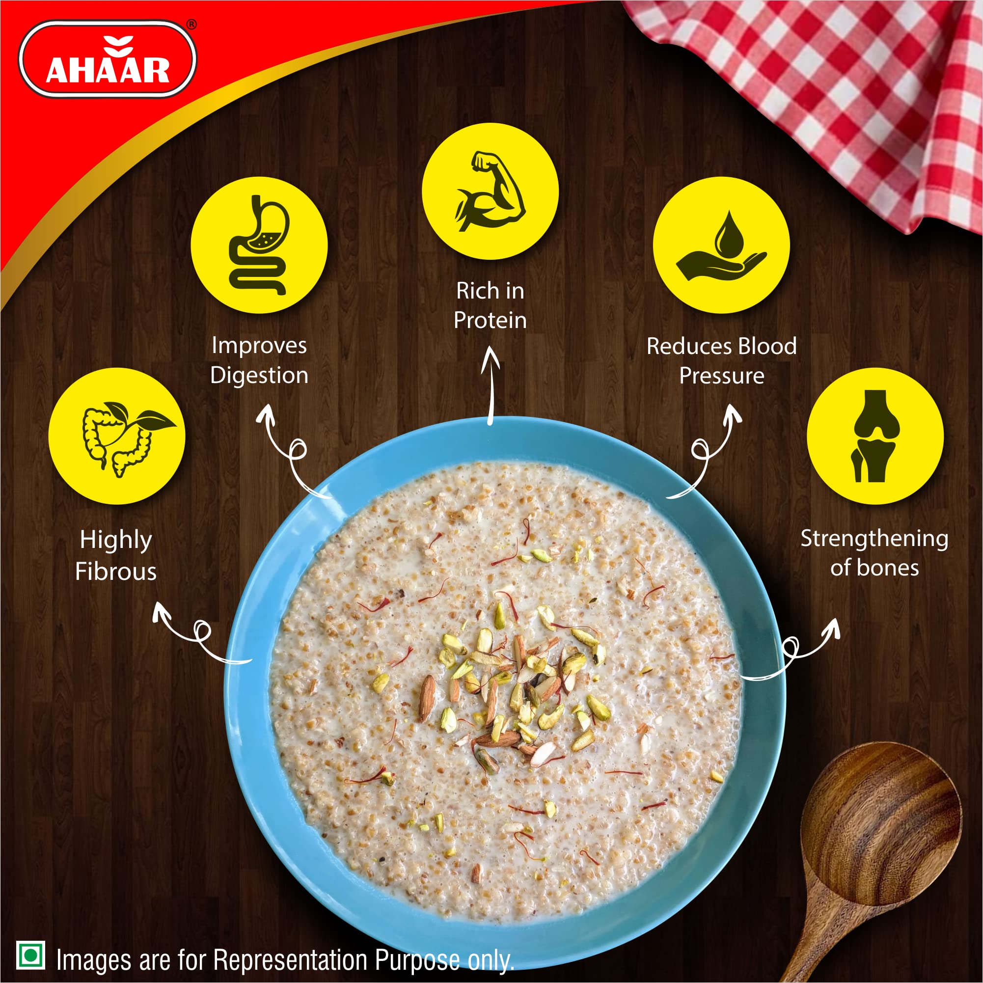 Ahaar Barley Daliya | Jau Ka Daliya 200 Gm 3