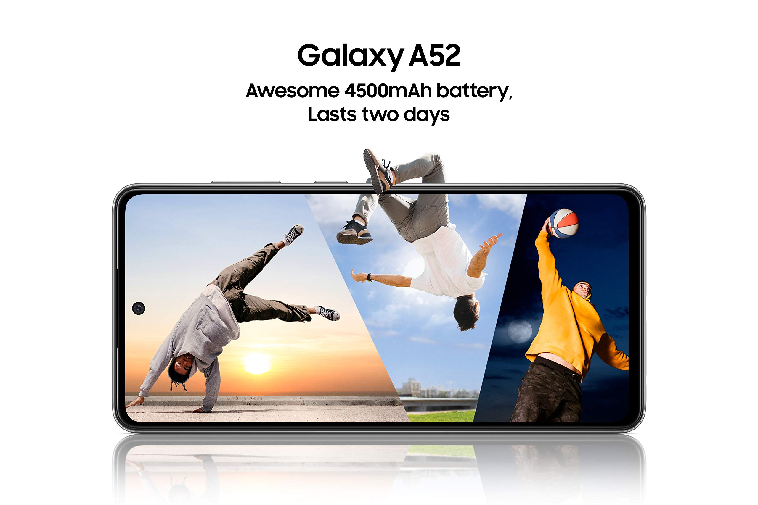 Samsung Galaxy A52 (Violet, 8GB RAM, 128GB Storage) with No Cost