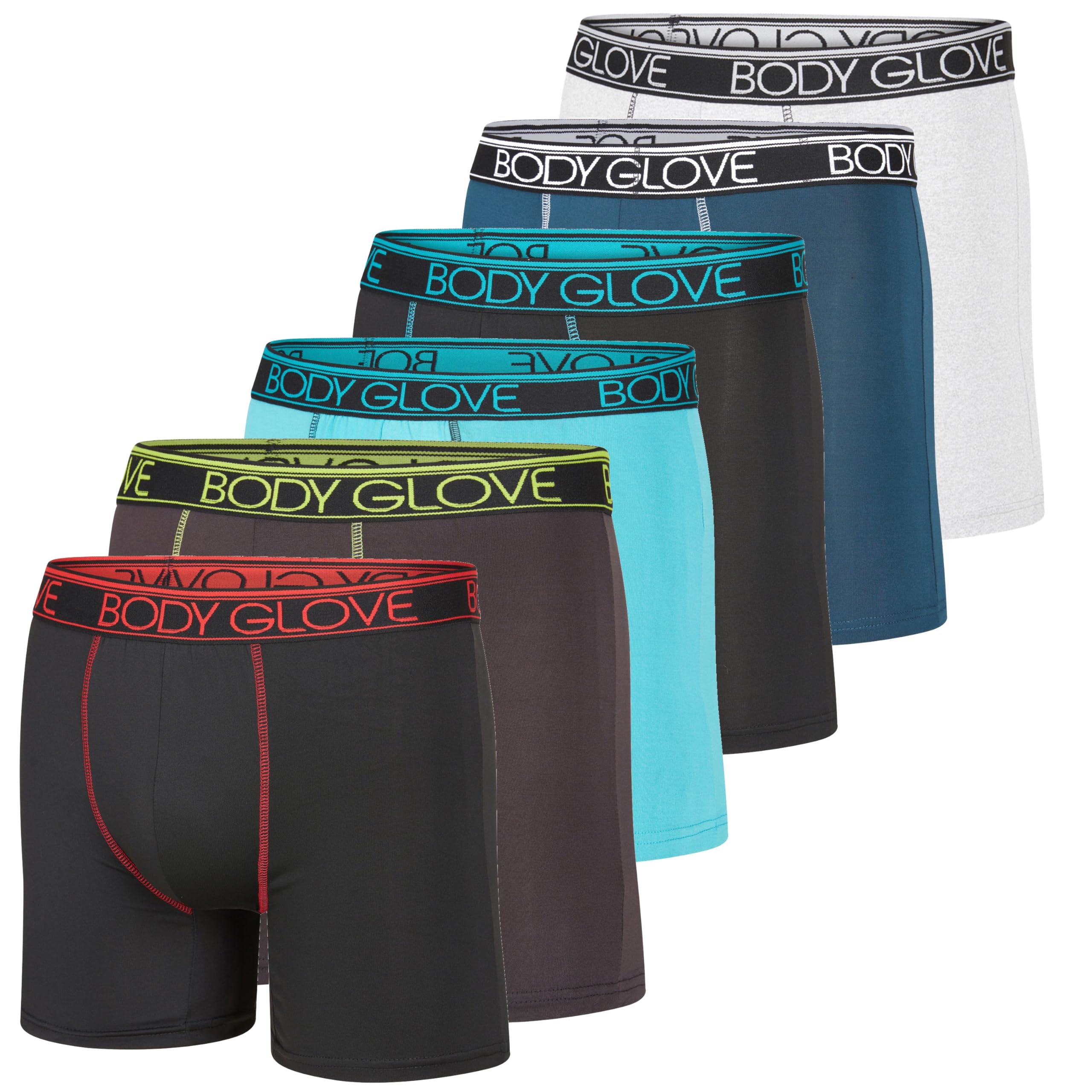 5-Pack Mens Micro Modal Boxer Briefs with Contoured Shape-image-1