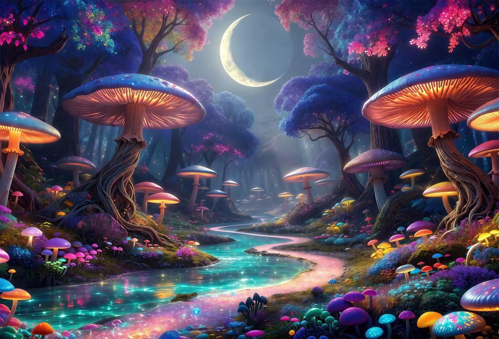 Puzzle 2000 Piezas Adultos Bosques de fantasía, Rompecabezas Adultos Dificil 100x70cm, Estimula la Concentración y Antiestrés, Juego de Habilidad para Toda la Familia